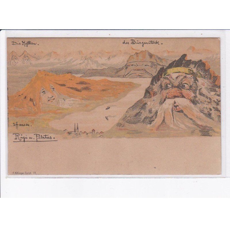 SURREALISME: montagnes vivantes, Hansen, Emil Nolde - très bon état