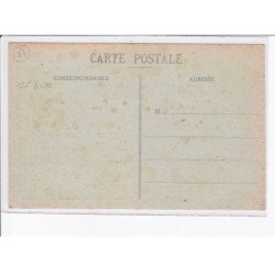 MONTAUVILLE: scène de village, attelage - état