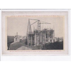 NANCY: les deux premières travées, le transept et le choeur de l'église - très bon état