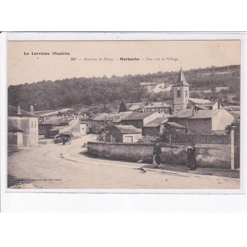 MARBACHE: une vue du village - très bon état