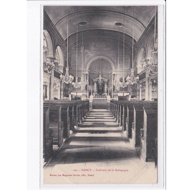 NANCY: intérieur de la synagogue - très bon état