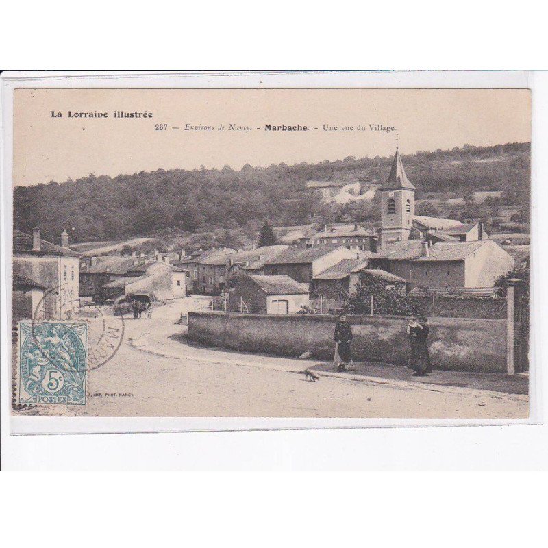 MARBACHE: une vue du village - très bon état