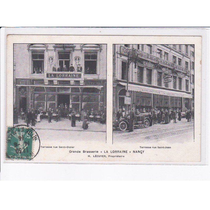 NANCY: grande brasserie "la lorraine", automobile - très bon état