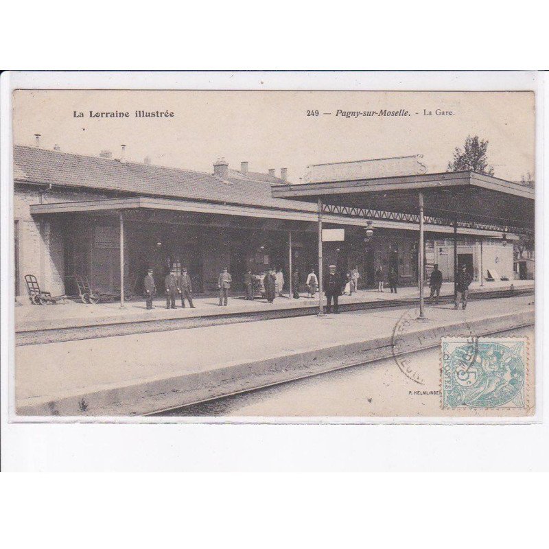 PAGNY-sur-MOSELLE: la gare - très bon état