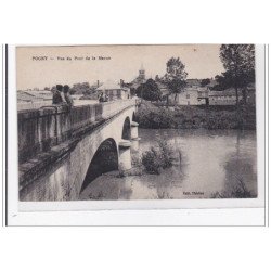 POGNY : vue du pont de la marne - tres bon etat