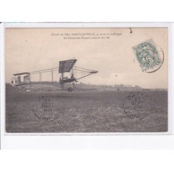 NANCY - JARVILLE: circuit de l'est, aviation, 1910, le lieutenant féquant prenant son vol - très bon état