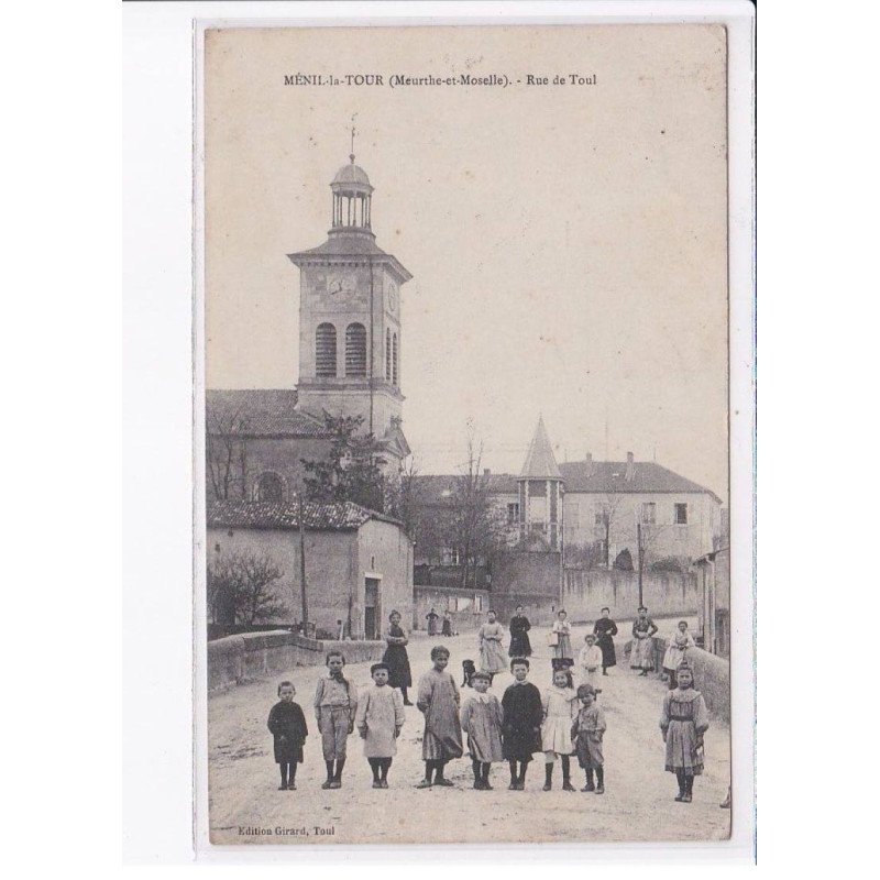 MENIL-la-TOUR: rue de toul, église - très bon état