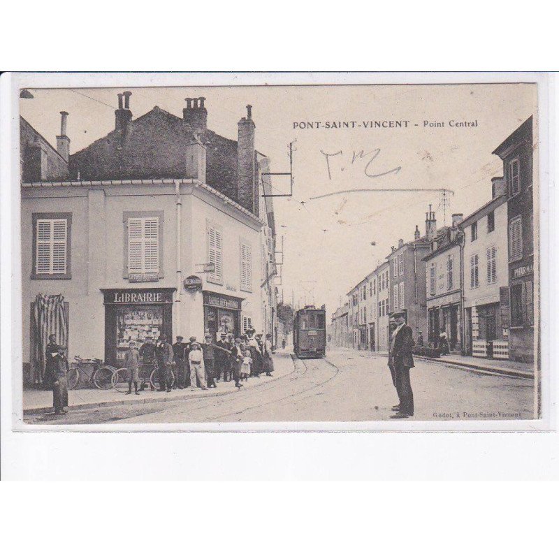 PONT-SAINT-VINCENT: point central, tramway, librairie - très bon état