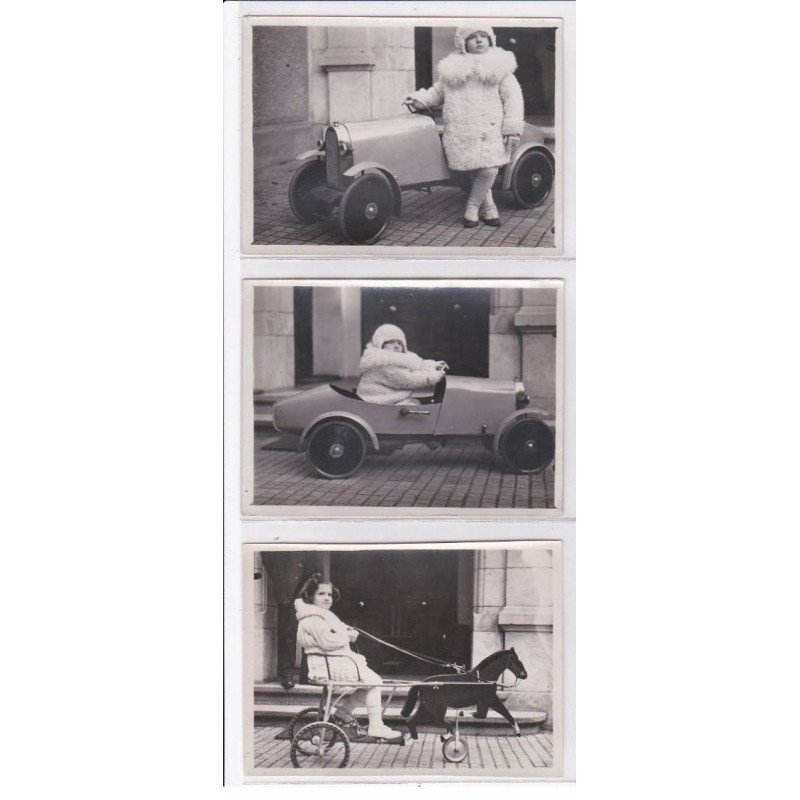 NANCY: 3 photos, jouet pour enfant, automobile, cheval - très bon état