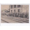 GUER: prisonniers allemands sur le quai de la gare après le débarquement - très bon état