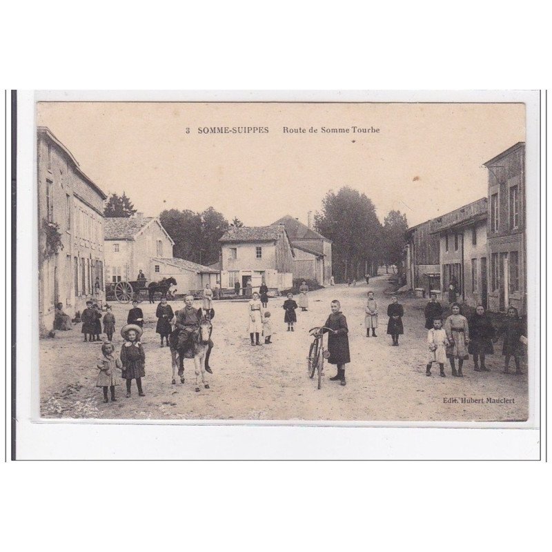 SOMMES-SUIPPES : route de somme tourbe - etat