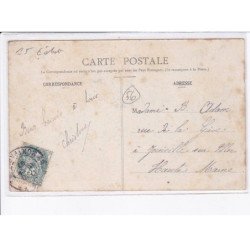 QUIBERON: 7 novembre 1906, obsèques du second maître guezel, victime du lutin, discours du petit polyte - état