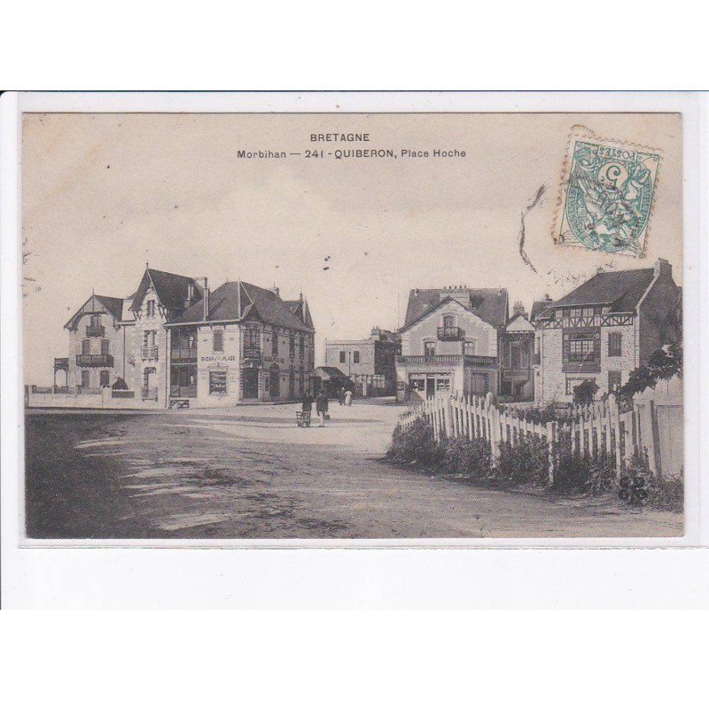 QUIBERON: place hoche, Mtil - très bon état