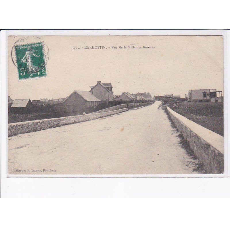 KERHOSTIN: vue de la ville des résédas - état