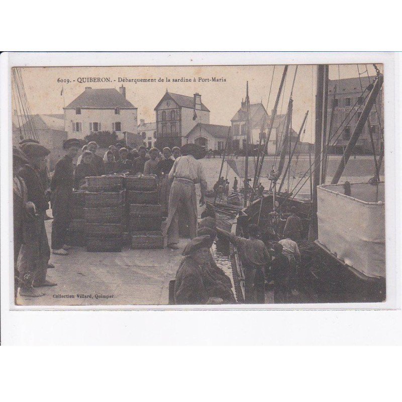 QUIBERON: débarquement de la sardine à port-marie - état