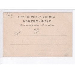 KERNEVEL: marins débarquant, un filet de drague - très bon état