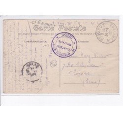 COETQUIDAN: guerre 1914-1915 prisonniers allemands, camp, groupe sous-officiers allemands, cachet - très bon état