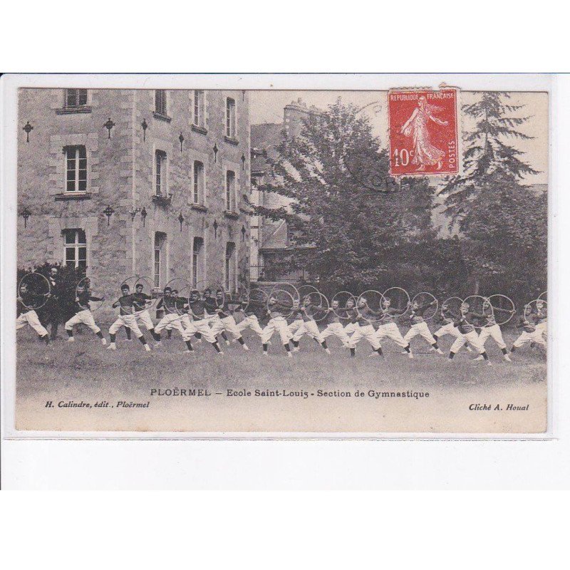 PLOERMEL: école saint-louis, section de gymnastique - très bon état