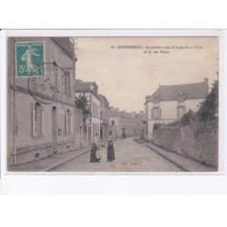 QUESTEMBERT: au premier plan et à gauche la poste et la rue neuve - très bon état