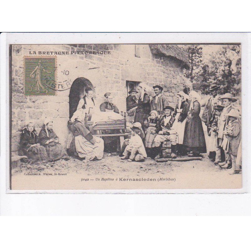 KERNASCLEDEN: un baptême - très bon état