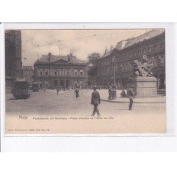 METZ: place d'armes et l'hôtel de ville, nels - très bon état