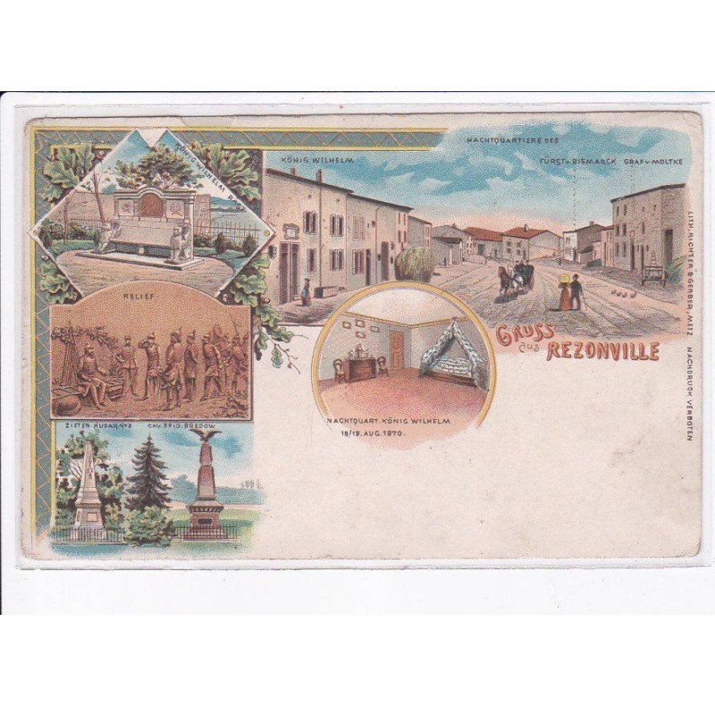 REZONVILLE: gruss aus - état