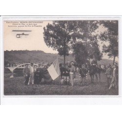MONCEL-PETTONCOURT: circuit de l'est, 1910, legagneux, gagnant du prix de frontière, aviation - très bon état