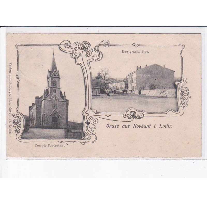 NOVEANT: temple protestant, rue grande rue - très bon état