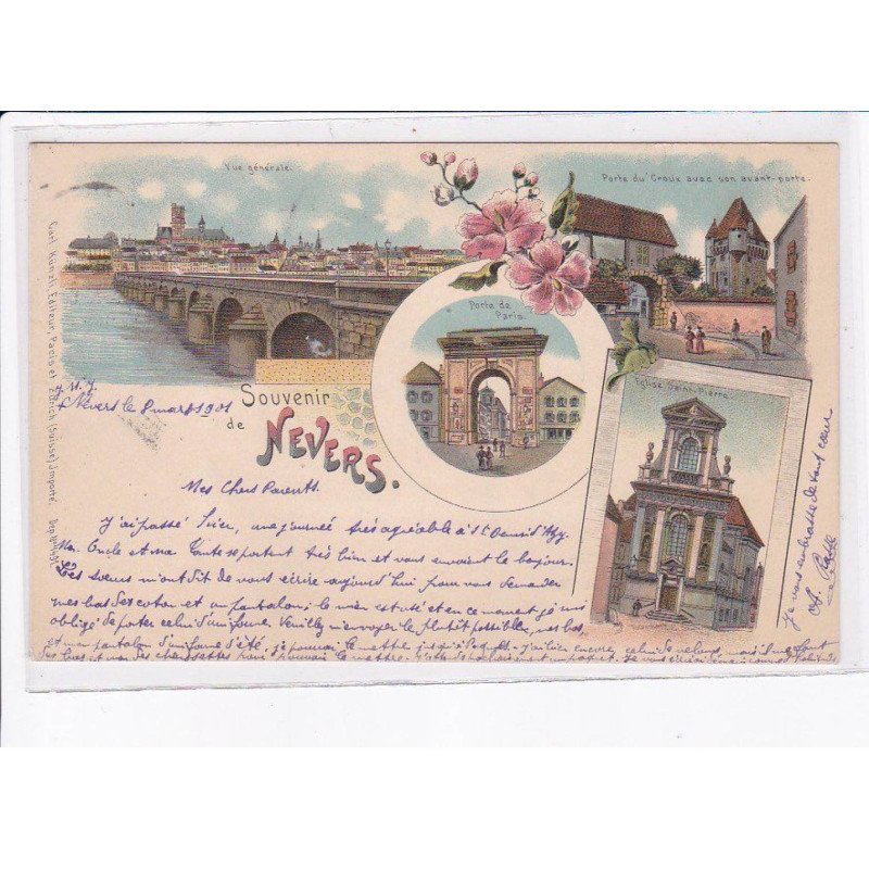 NEVERS: souvenir de nevers - très bon état