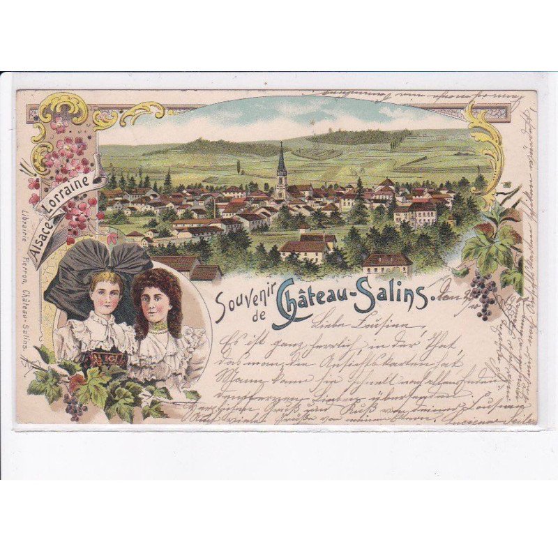 CHÂTEAU-SALINS: souvenir de château-salins - très bon état