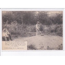 NIEVRE: charbonniers, refroidissage du fourneaux - très bon état