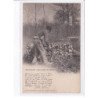 NIEVRE: bûcherons, le coupe du taillis, bois - très bon état