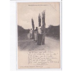 NIEVRE: ramasseuses de bois mort - très bon état
