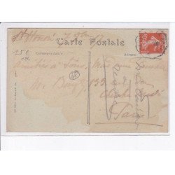 SAINT-HONORE-les-BAINS: la rentrée des foins, attelage boeufs - état