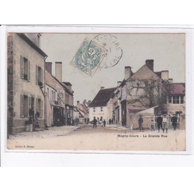 MAGNY-COURS: la grande rue - état