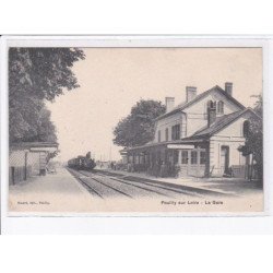 POUILLY-sur-LOIRE: la gare - état