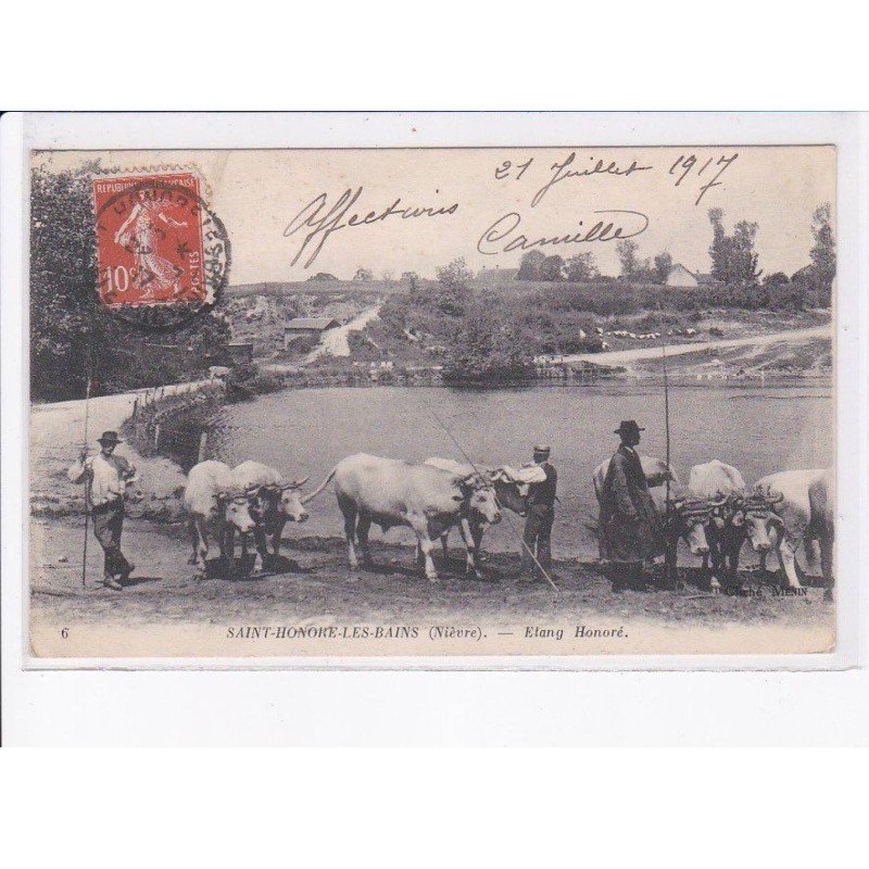 SAINT-HONORE-les-BAINS: etang honoré - très bon état
