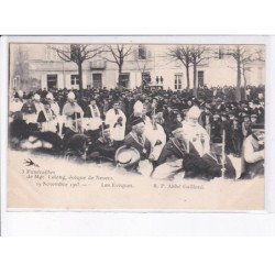 NEVERS: funérailles de Mgr. Lelong, évêque de nevers 1903, R.P. Abbé Gaillard - très bon état