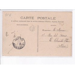 MONTREUILLON: paysage du morvan, église, cochons, attelage âne - très bon état