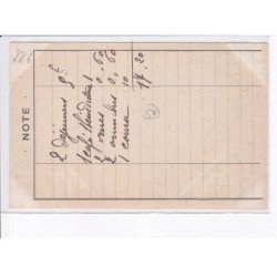 CHATEAU-CHINON: grand hôtel de la poste - très bon état