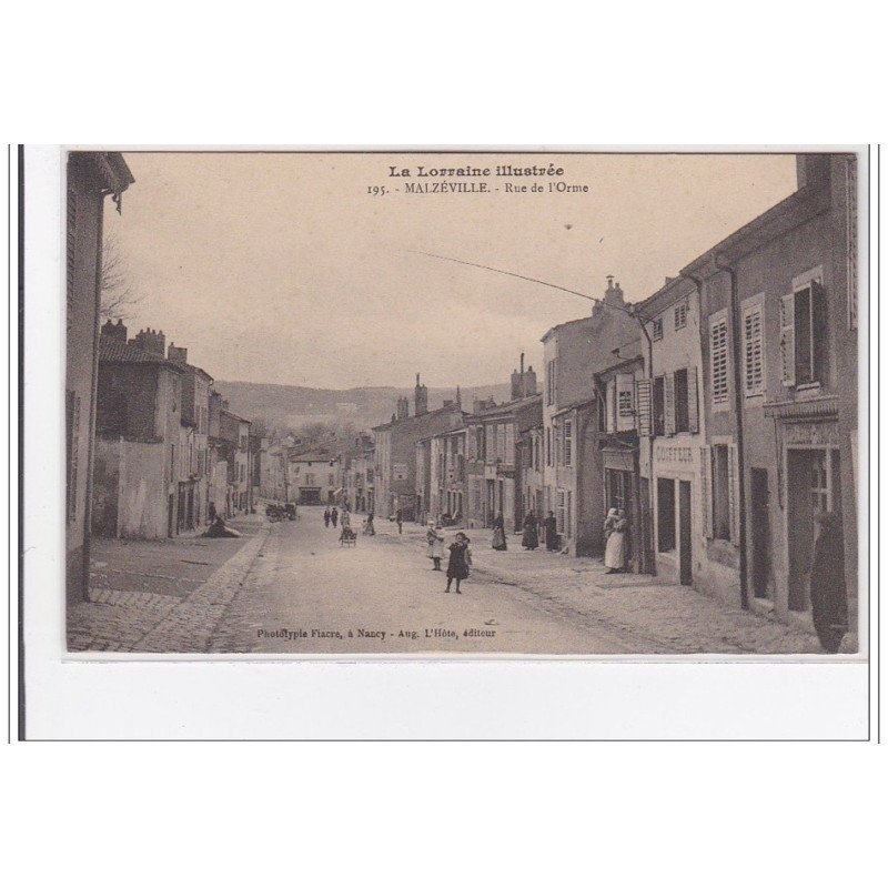 MALZEVILLE : rue de l'orme - tres bon etat