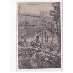 SAINT-HONORE-les-BAINS: joueur de musette - très bon état