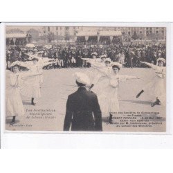 CLERMONT-FERRAND: les institutrices municipales de gènes (italie), union des société de gymnastique - très bon état