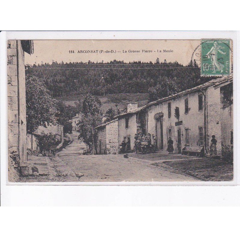 ARCONSAT: la grosse pierre, la meule - très bon état