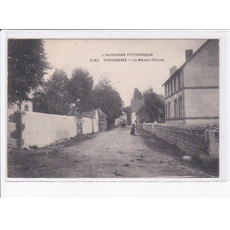 TORTEBESSE: la maison d'école - très bon état