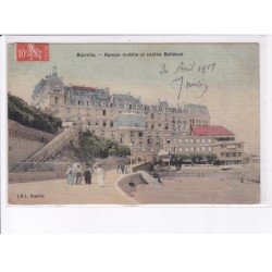 BIARRITZ: la rarmpe mobile et casino bellevue - état