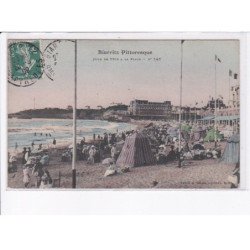BIARRITZ: jour de fête à la place n°147 - très bon état