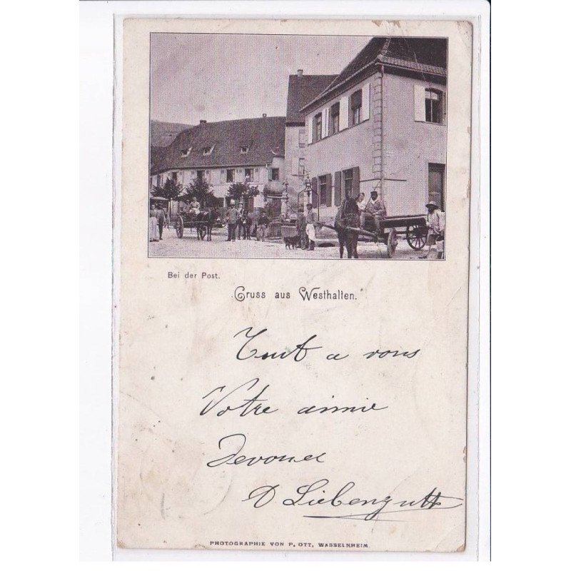 WESTHALTEN: gruss aus - état