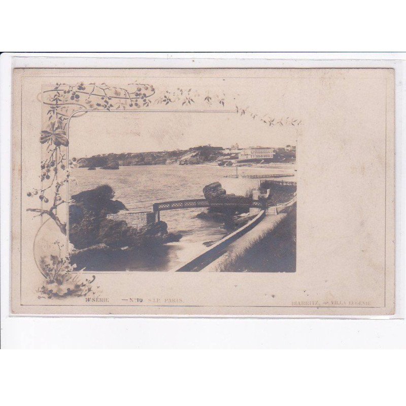 BIARRITZ: plage et pont - très bon état