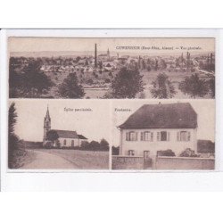 GEWENHEIM: vue générale, église paroissiale, presbytère - très bon état